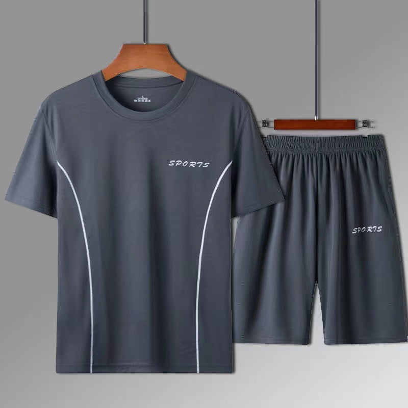 Men's Quick-Dry Sports Shorts and T-Shirt Set SWT Collections