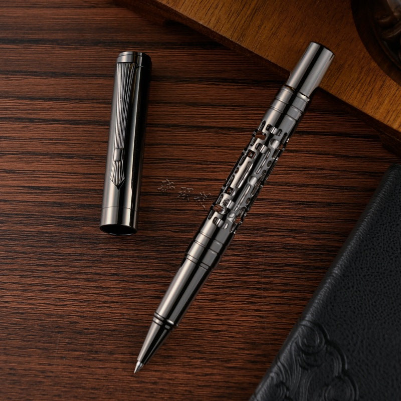 Vintage openwork floral ballpoint pen
