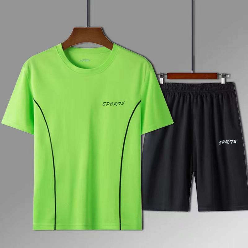 Men's Quick-Dry Sports Shorts and T-Shirt Set SWT Collections